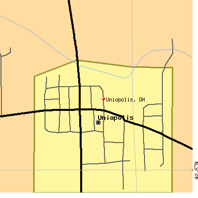 Uniopolis map