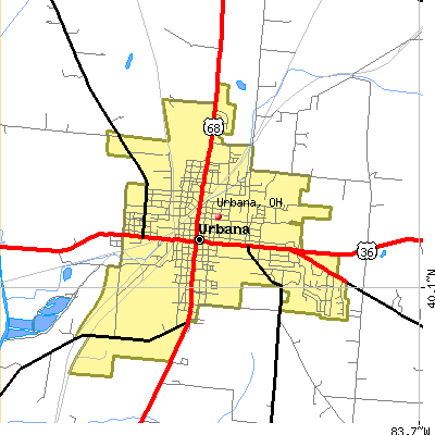 Urbana map