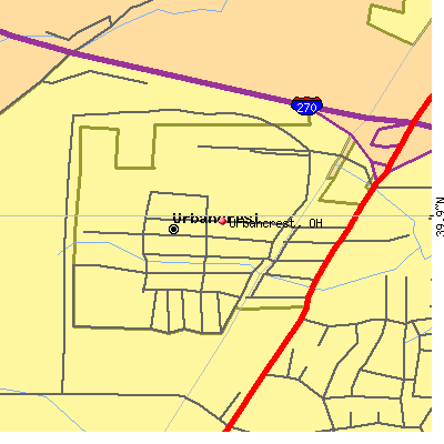 Urbancrest map