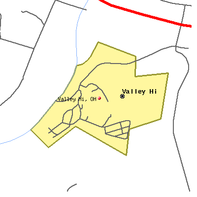 Valley Hi map