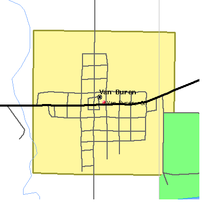 Van Buren map