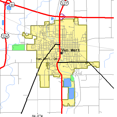 Van Wert map