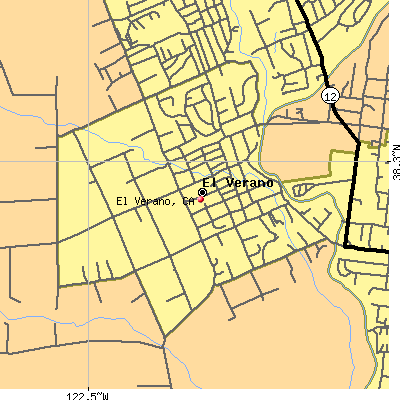 El Verano map
