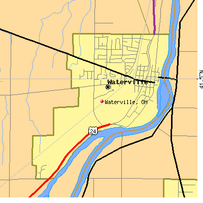 Waterville map