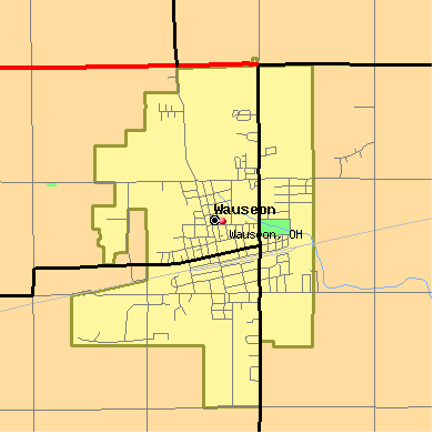 Wauseon map
