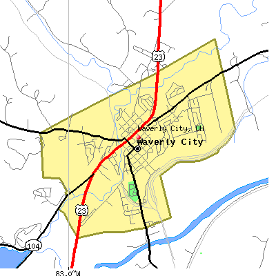 Waverly City map