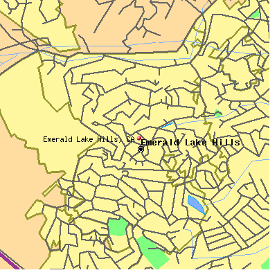 Emerald Lake Hills map