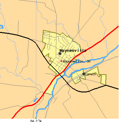 Waynesville map