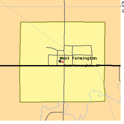 West Farmington map