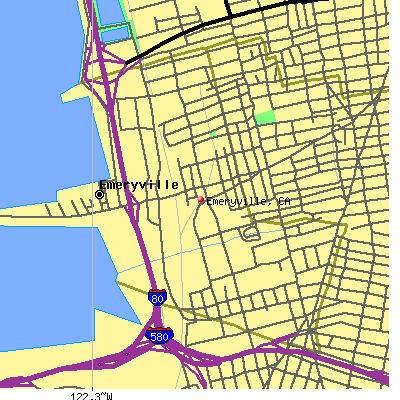 Emeryville map