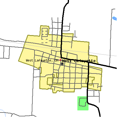 West Lafayette map