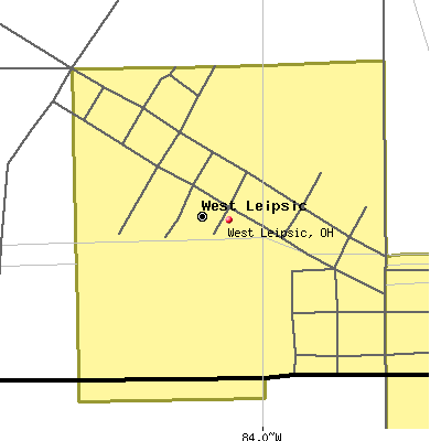 West Leipsic map