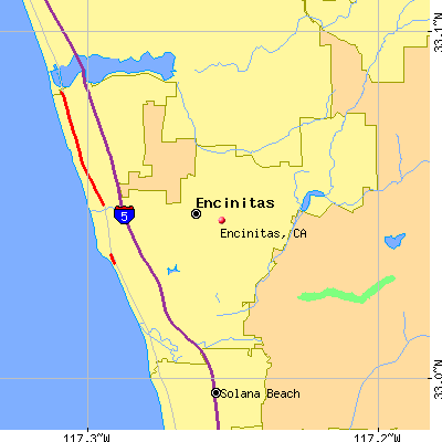 Encinitas map