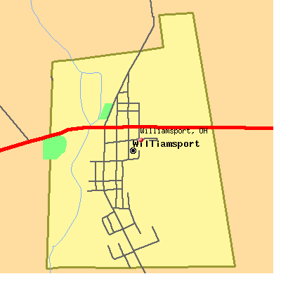 Williamsport map