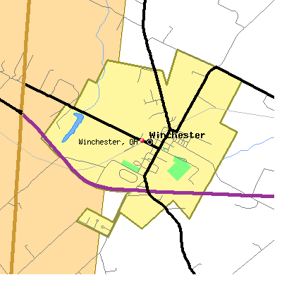 Winchester map