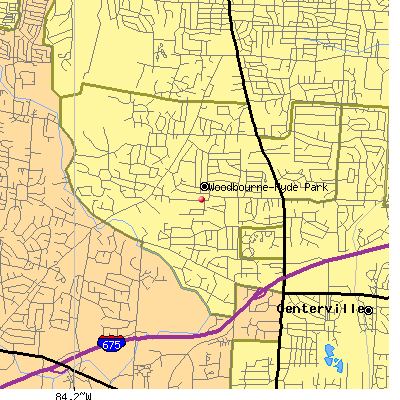 Woodbourne-Hyde Park map