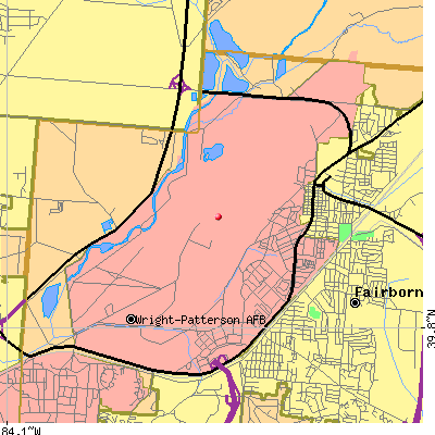 Wright-Patterson AFB map
