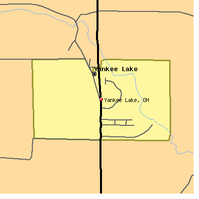 Yankee Lake map