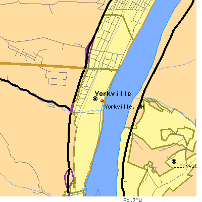 Yorkville map