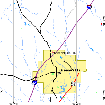 Greenville map
