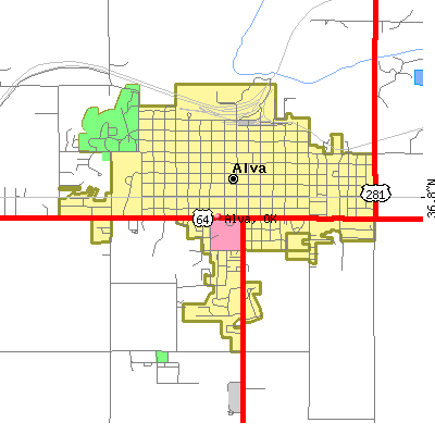 Alva map