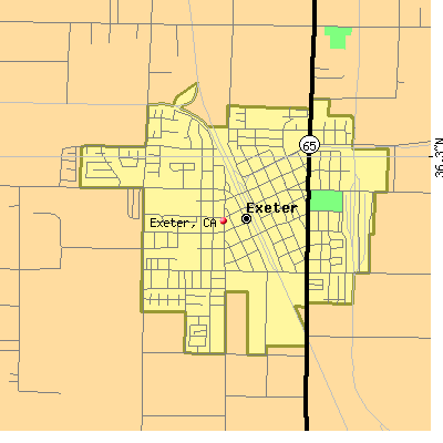 Exeter map
