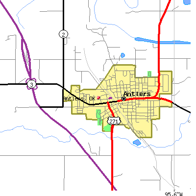 Antlers map