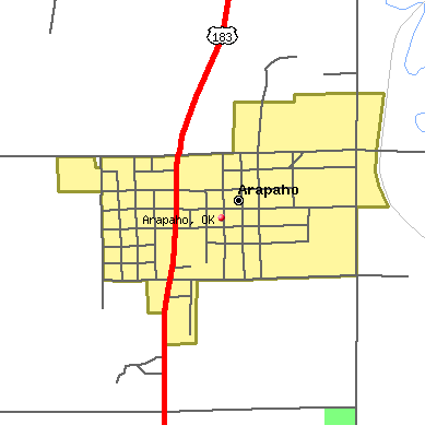 Arapaho map
