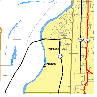 Arkoma map