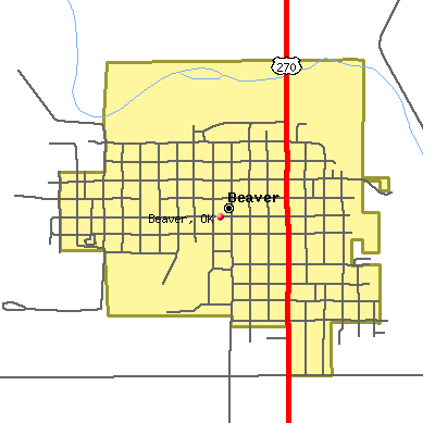 Beaver map