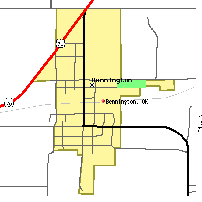 Bennington map