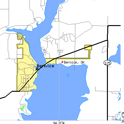 Bernice map