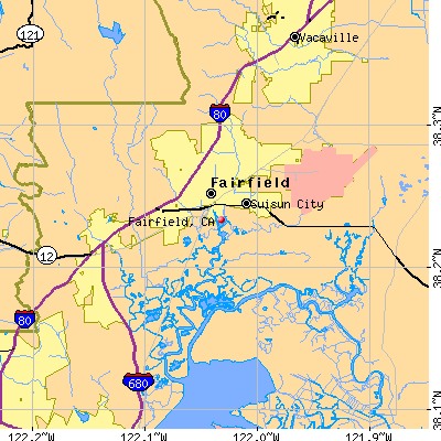 Fairfield map