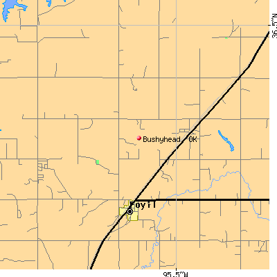 Bushyhead map
