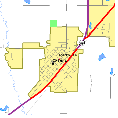 Calera map