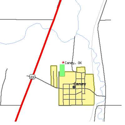 Caney map