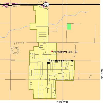 Farmersville map