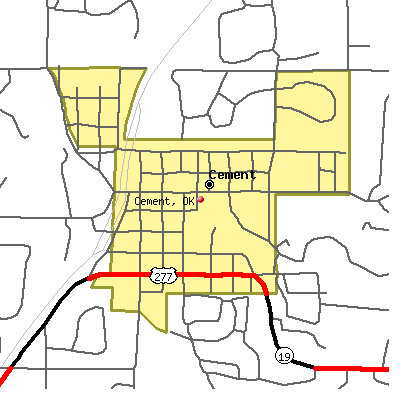 Cement map
