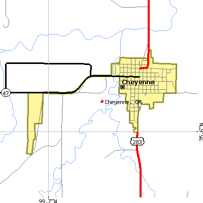 Cheyenne map