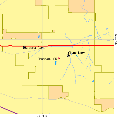 Choctaw map