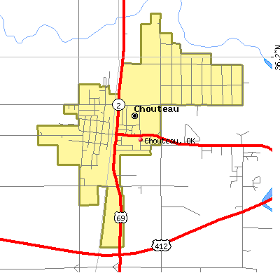 Chouteau map