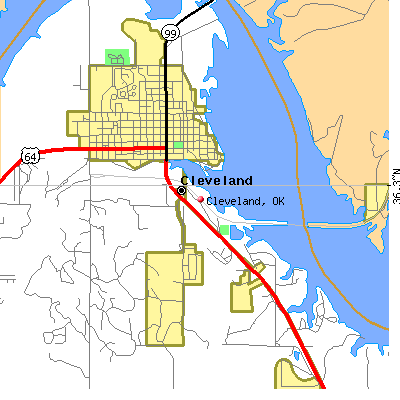 Cleveland map