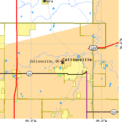 Collinsville map