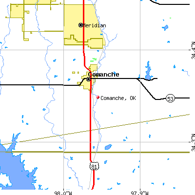 Comanche map