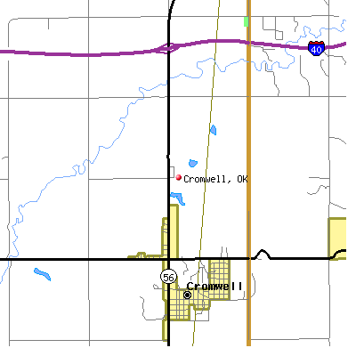 Cromwell map
