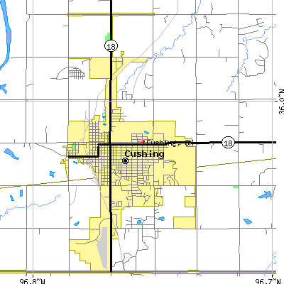 Cushing map