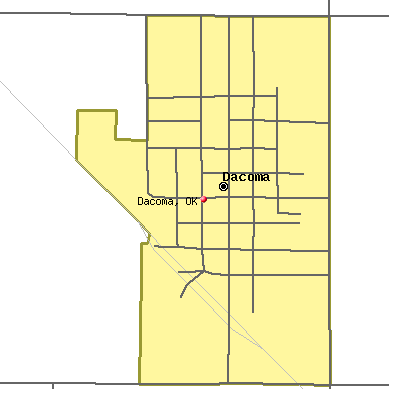 Dacoma map