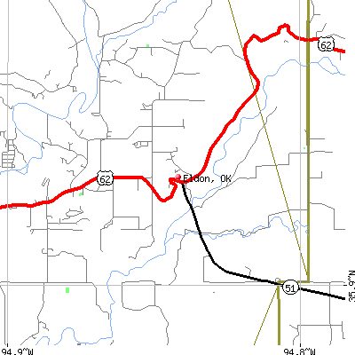 Eldon map