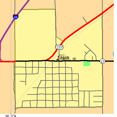 Elgin map
