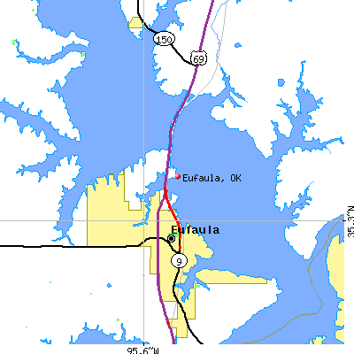Eufaula map